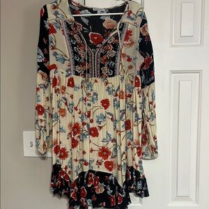Floral Bohemian Women's Top